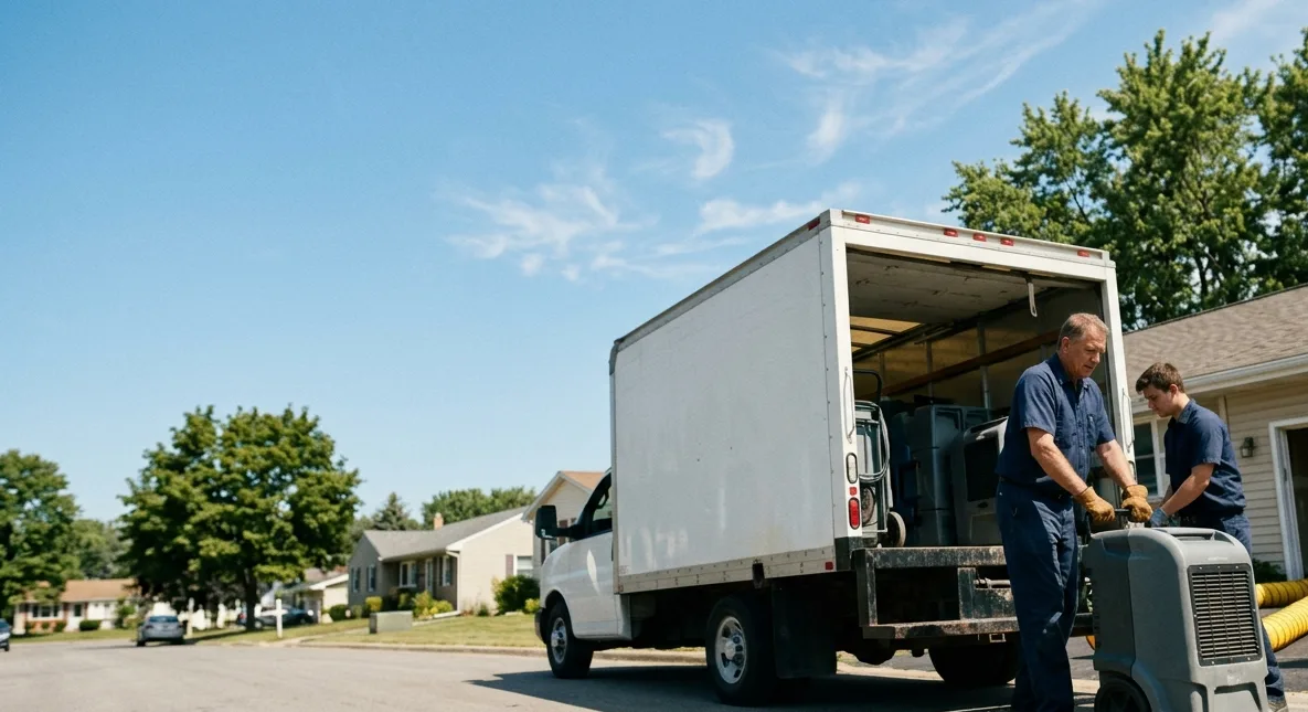 Water Damage Cleanup in Oskaloosa, IA near me